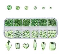 Colorful Stones Multi Shapes Art Flatback Rhinestones for Faces Makeup