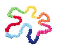 Colorful Stretchy Band, Latex Exercise Loop, Creative Movement Prop for Group Activities, Multicolor, 8m