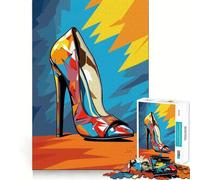 Colorful Strides Heels Teenagers 1000 Piece Jigsaw Puzzle Logic Play, Clear Hue, Family Enjoyable, Nice Art (38x52cm)