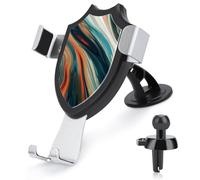 Colorful Striped Style Car Phone Mount Universal Auto Phone Holder Adjustable Cellphone Car Mount 360° Rotation, Dashboard & Windshield & Air Vent Strong Suction Cup Phone Stand Compatible with All Sm