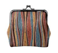 Colorful Stripes 1 Small Makeup Bag for Purse, Mini Portable Cosmetic Bags, for Gym and Daily Use