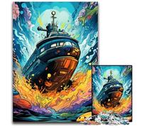 Colorful Submarine Puzzles 1000 Pieces for Adults Jigsaw Puzzles for Adults Brain Challenge Gift, Educational Activity for Teenagers 26X38CM/10.23x14.96inch