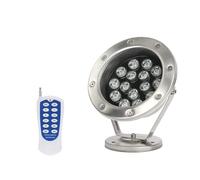 Colorful Submersible LED Light - Outdoor Spotlight, 12V/24V Color Changing Pond Lamp with Remote Control, Low Voltage RGB IP68 Underwater Light, for rockeries, Pools, Fountains