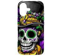 Colorful Sugar Skull With Top Hat Art Case for iPhone 17