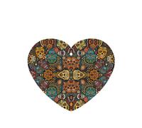Colorful Sugar Skulls Printing 10 Pieces Air Freshener Car Hanging Cards Air Freshener Sheets With Rope For Cars Home
