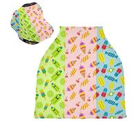 Colorful Summer Ice Fruit Stretchy Baby Car Seat Cover,Canopy Nursing Covers,Soft Breathable Windproof Scarf Changepad for Winter Infant Breastfeeding Boys