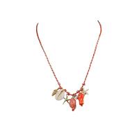 Colorful Summer Jewelry Necklace With Fish Pendant Ceramic Starfish And Shell Bohemian Style Cross-Border Accessories