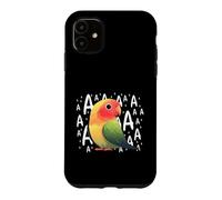 Colorful Sun Conure 'AAAA' Squawk Parrot Design Case for iPhone 11
