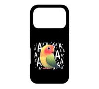 Colorful Sun Conure 'AAAA' Squawk Parrot Design Case for iPhone 17 Pro