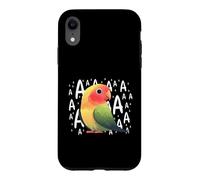 Colorful Sun Conure 'AAAA' Squawk Parrot Design Case for iPhone XR