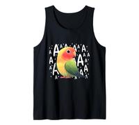 Colorful Sun Conure 'AAAA' Squawk Parrot Design Tank Top