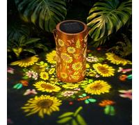 Colorful Sunflower Solar Lanterns Outdoor, Sunbloom Lanterns, Waterproof Glow Garden Ornaments,Birthday Gardening Gifts for Women Mom Grandma, Hanging Garden Lights for Patio Backyard Porch