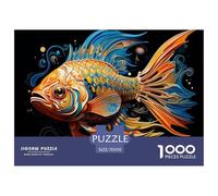Colorful-surreal-fish Jigsaw Puzzles for Adults Interesting Puzzle Game 1000 Jigsaws Educational Games Home Decoration Gifts 70x50cm/1000pcs