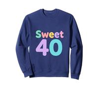 Colorful Sweet Forty Celebration Sweatshirt