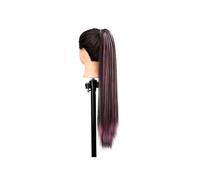 Colorful Synthetic Long Straight Claw Clip On Ponytail Hair Extensions for Women Daily Party(2H90C)