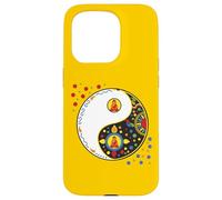 Colorful Taiji Yoga Qi Gong Tao Sign Symbol Yin Yang Buddha Case for iPhone 15 Pro