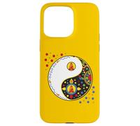 Colorful Taiji Yoga Qi Gong Tao Sign Symbol Yin Yang Buddha Case for iPhone 15 Pro Max