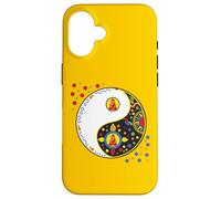 Colorful Taiji Yoga Qi Gong Tao Sign Symbol Yin Yang Buddha Case for iPhone 16