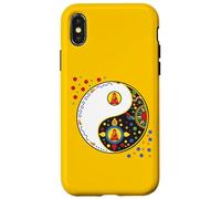 Colorful Taiji Yoga Qi Gong Tao Sign Symbol Yin Yang Buddha Case for iPhone X/XS