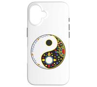 colorful taoism daoism sign symbol for tao yin and yang Case for iPhone 16