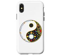 colorful taoism daoism sign symbol for tao yin and yang Case for iPhone X/XS