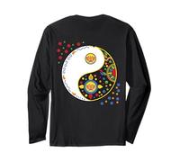 Colorful Taoism daoism Sign Symbol for tao yin and yang Long Sleeve T-Shirt