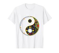 Colorful Taoism daoism Sign Symbol for tao yin and yang T-Shirt