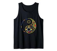 Colorful Taoism daoism Sign Symbol for tao yin and yang Tank Top