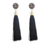 Colorful Tassel Earrings for Women Long Dangle Statement Earrings Fashion Jewelry for Birthday Christmas Valentine's Day Gift Silver Threader Earrings, one size, Zinc alloy, No Gemstone