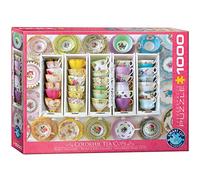 Colorful Tea Cups 1000-Piece Puzzle