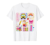 Colorful Teacher Doodle Back to School Classroom Supplies T-Shirt