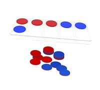 Colorful Ten Frames Set Math Games with Magnetic Counters, Base Ten Manipulatives for Classroom, Teach Number Concepts Addition Subtraction