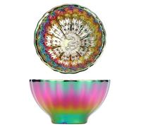 Colorful Tenmokus Dragon Tea Cup, 5 oz, Jianzhan Ceramic Tea Cup, Traditional Chinese Small Teacup, Handmade, with Gift Box