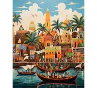 Colorful Thailand Landscapes Posters - Puzzles 1000 Pieces - Abstract Jigsaw - Memory Games For The Elderly - Family Educational Toys - Kw412Zk