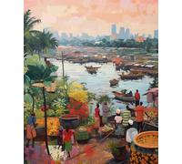 Colorful Thailand Landscapes Posters - Puzzles 1000 Pieces - Abstract Jigsaw - Memory Games For The Elderly - Family Educational Toys - Kw408Zk