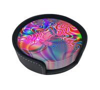 colorful thing Table Decor, Coasters Drinks, Beer, Coffee Coasters, Suitable Kinds Cups, Hot & Cold, Set of 6