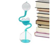 Colorful Thinking Hand Boiler - Glass Science Energy Transfer Science Toy, Tricky Fun Thermometer Toy, High Transparency Interesting Liquid Hand Boiler - Blue Love Heart