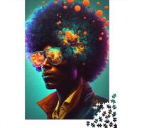 Colorful Thoughts Adult 1000-Piece Jigsaw Puzzle, 38x26cm/1000pcs, White Cardboard with Reduced Dust; Shared Family Time Around The Table