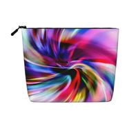 Colorful Tie Dye Print Lightweight Portable Makeup Bag Women Large-Capacity Cosmetic Pouch Toiletry Travel