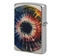 Colorful Tie-dye Towels Metal Lighter Case Cover, Personalized Graffiti Lighter Sleeve, Waterproof Double-Sided Protector for Women Men Gifts