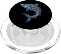 Colorful Tiger Shark Marine Life Ocean Animal PopSockets PopGrip for MagSafe