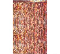 Colorful Tinsel Backdrop Curtain 2.5m x 1m Glitter Streamers for Birthday Photo Booth Wall Hanging Decorations Festival Supplies(1 * 1M Orange)