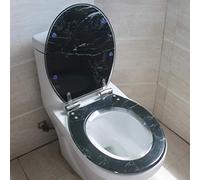 Colorful Toilet seat, Large Selection of Slow Closing Toilet Seats, Standard Toilet seat Made of Resin with Quiet Closing seat Quick Release Hinges, b