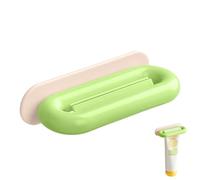 Colorful Toothpaste Squeezer, Portable Colorful Toothpaste Holder Easy Extraction | Toothpaste Squeezer Roller Tool for Bathroom, Home, Indoor, Daily Life, Camping, Teeth, Children and Adult, green