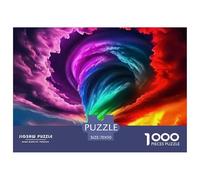 Colorful Tornado 1000 Piece Jigsaw Puzzle Nature for Age 12+ Fun Activities Memory Games Relaxing 70x50cm/1000pcs