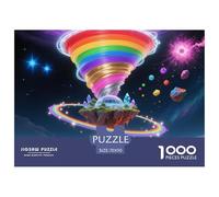 Colorful Tornado 1000 Piece Puzzles Nature for Age 12+ Fun Activities Memory Games Relaxing 70x50cm/1000pcs