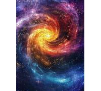 Colorful Tornado Jigsaw Puzzle 6000 Piece, Puzzles for Adults 6000, The Impossible Challenge, Jigsaw Puzzle Games Classic Educational, Wooden Puzzles, for Home Wall Decoration Gift FNKL1-122