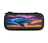 Colorful Tornado Storage Bag Compatible with Switch Portable Carrying Case Protector Bags with 15 Games Accessories