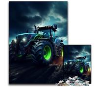 Colorful Tractor 1000-Piece Jigsaw Puzzle Difficult Puzzles for Adults for Teenagers, Family Game Night, Brain-Challenging Gift Idea 26X38CM/10.23x14.96inch