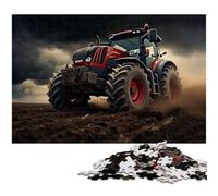 Colorful Tractor JigsawPuzzle 1000 Pieces for Adults Challenging Puzzles Perfect Home Or Office Decor, Ideal 50x75CM/19.68x29.52inch